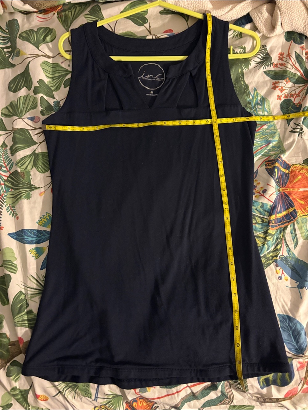 INC International XS Navy top